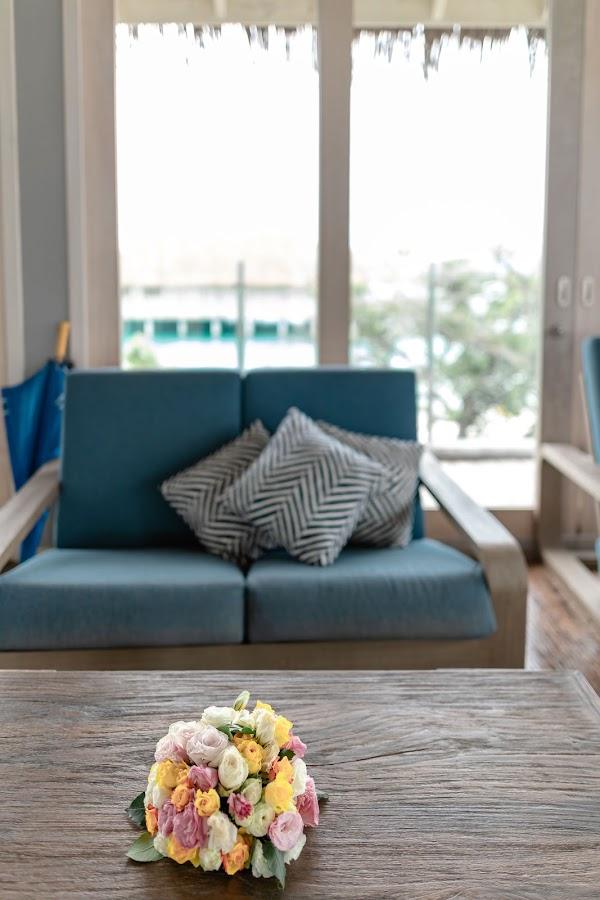 Splendid Maldives retreat at Seaside Finolhu — Furniture, Table, Couch