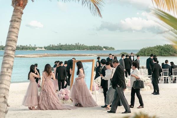 Wedding dress, Water, Cloud, Dress