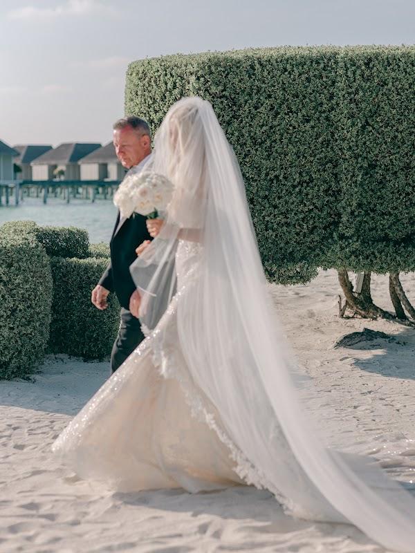 Wedding dress, Bride, Bridal veil