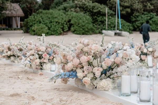 Kate & Tom at Emerald Maldives — Flower, Plant