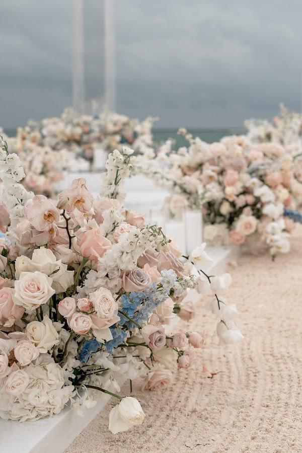 Kate & Tom at Emerald Maldives — Flower, Sky