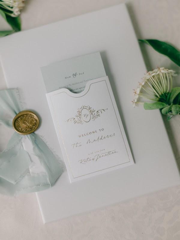 Katie & Jonny at LUX* South Ari Atoll — stationery, LUX* South Ari Atoll, Alifu Dhaalu Atoll, Maldives — frame 34
